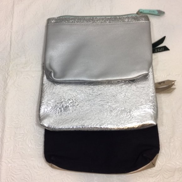 SET of THREE Ipsy Cosmetic Travel Makeup Pouch Bags - Picture 2 of 5